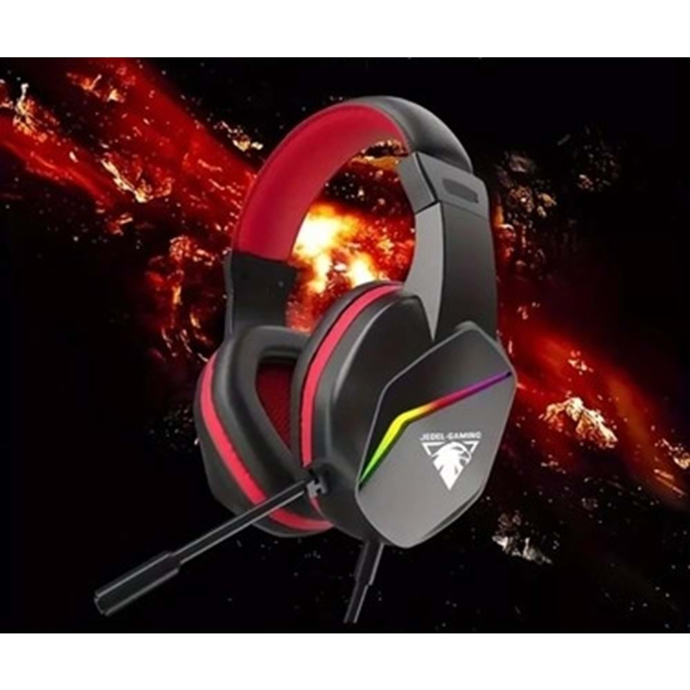 JEDEL GH269 RGB IŞIKLI MİKROFONLU GAMİNG USB KULAKLIK