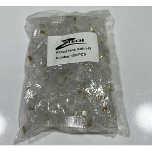 RJ-45 CAT6 KONNEKTÖR 100 LÜ PAKET